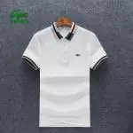 t-shirt lacoste homme new polo button blanc